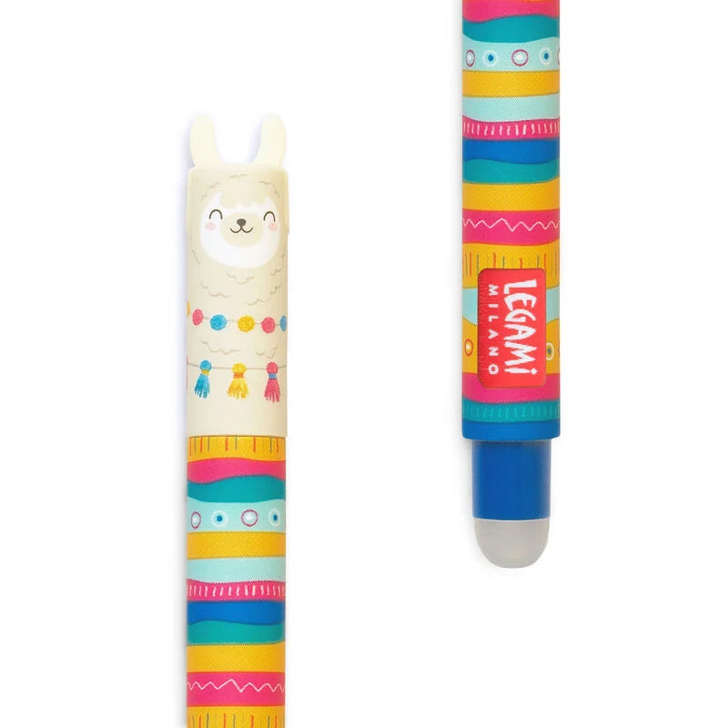 Penna Gel Cancellabile - Llama