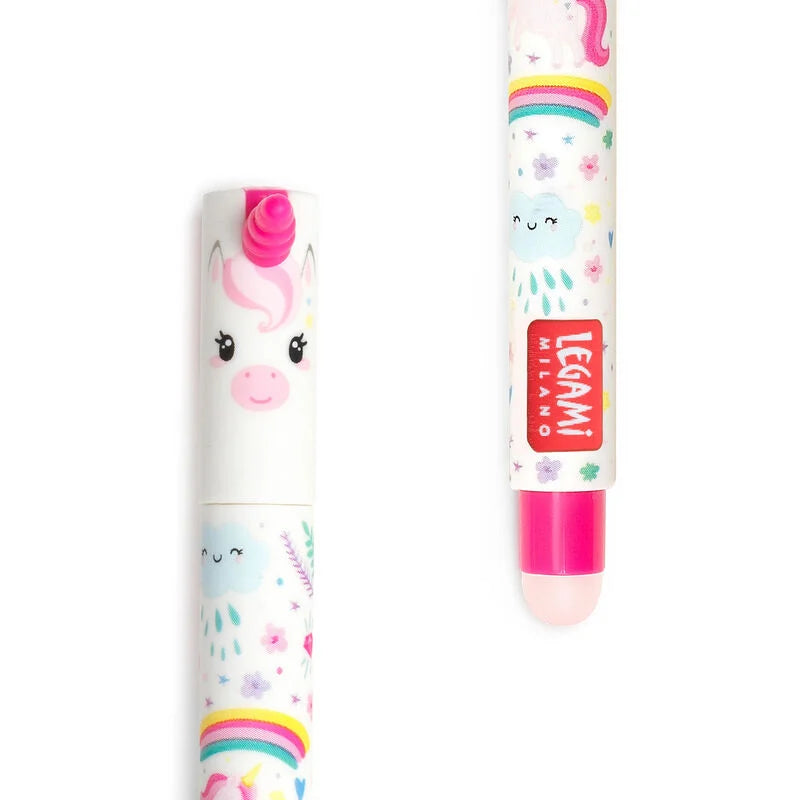 Penna Gel Cancellabile - Unicorn