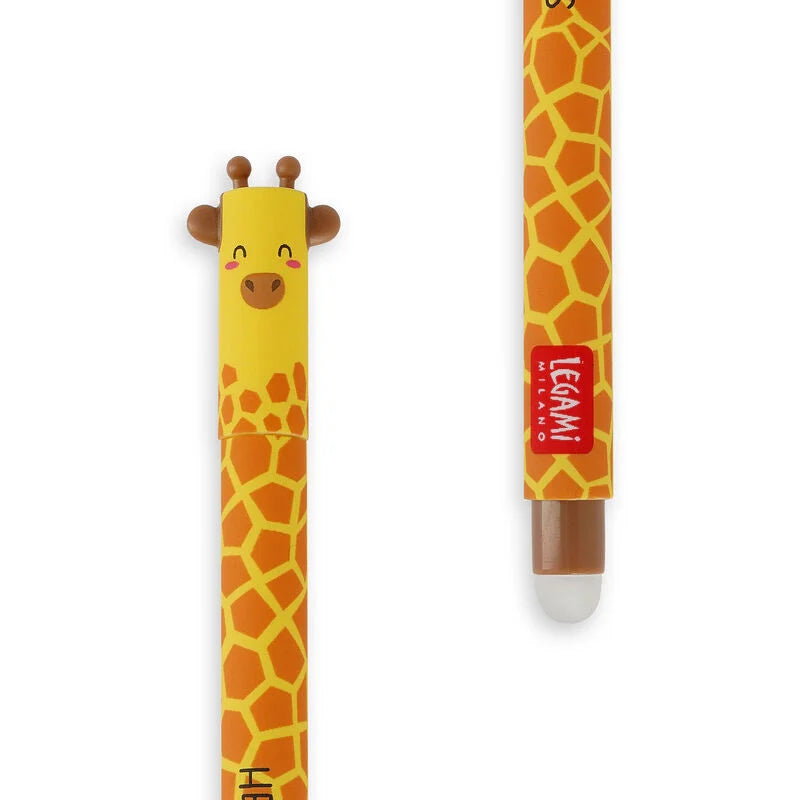 Penna Gel Cancellabile - Giraffa