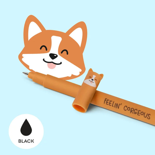 Penna Gel Cancellabile - Corgi