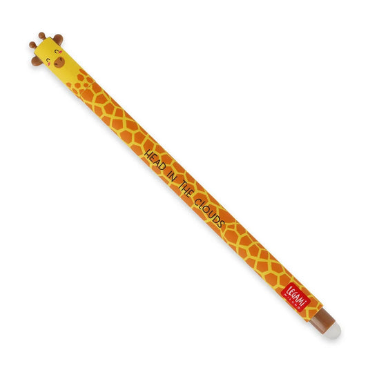 Penna Gel Cancellabile - Giraffa