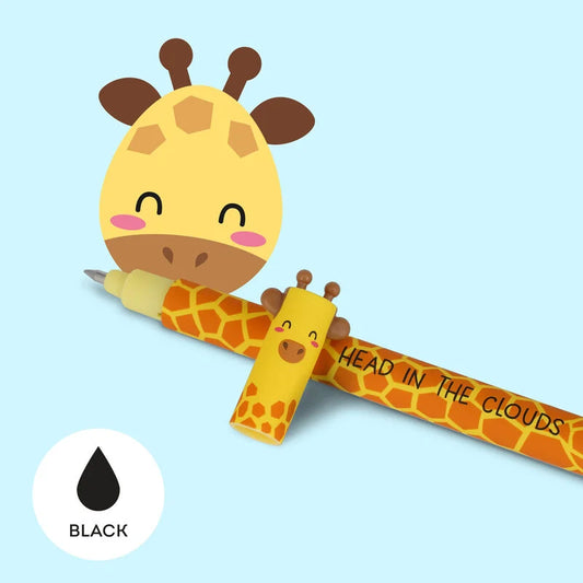 Penna Gel Cancellabile - Giraffa
