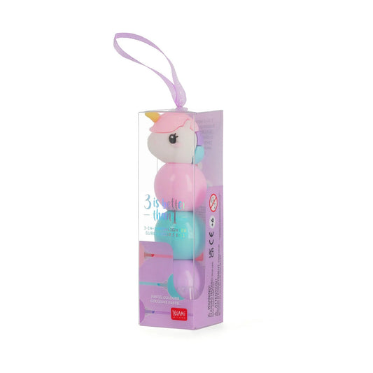 Evidenziatore 3 in 1-Unicorn